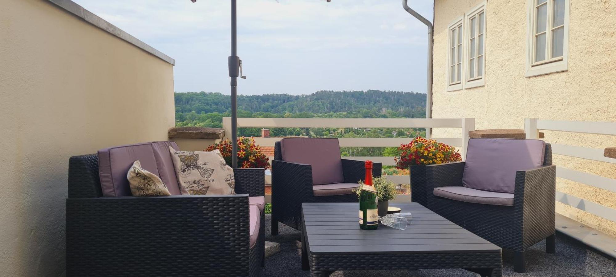 Ferienhaus Tor Zum Muenzenberg Quedlinburg Eksteriør billede
